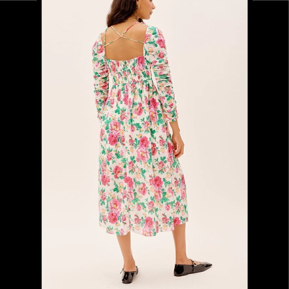 Becca Midi Dress, Ivory - Picture 5 of 5